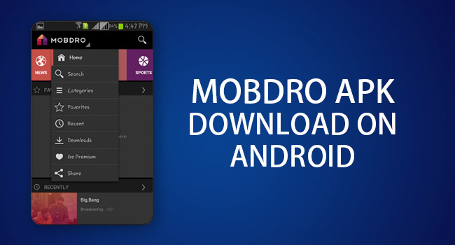 Mobdro apk for android v2.0.62 (latest version) free download 2018